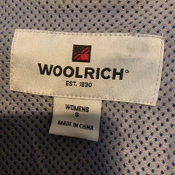 Woolrich Sapphire Full Zip Wool Jacket Sz SM - Picture 4 of 7